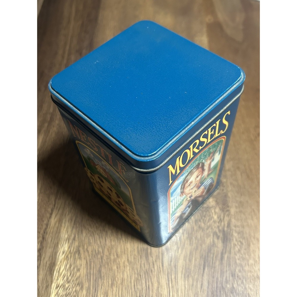 VTG Nestle Toll House Cookies, Morsels Limited Edition Tin Blue